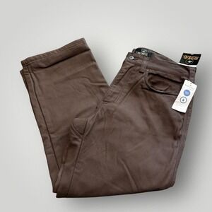 RedHead Pants Mens 34x30 Brown Lined Canvas Fleece Insulated Workwear Outdoor